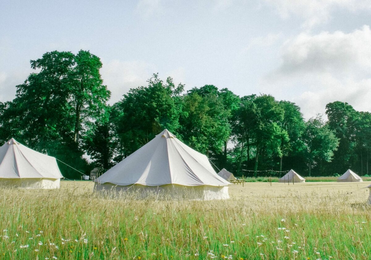 Accommodation St Giles House Bell Tents