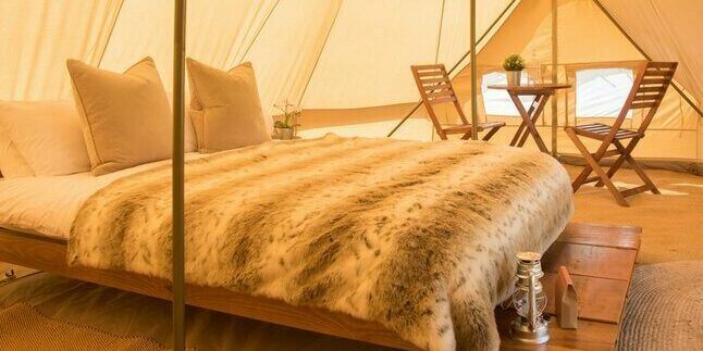 Bell Tents St Giles House Private Hire Cloud 9