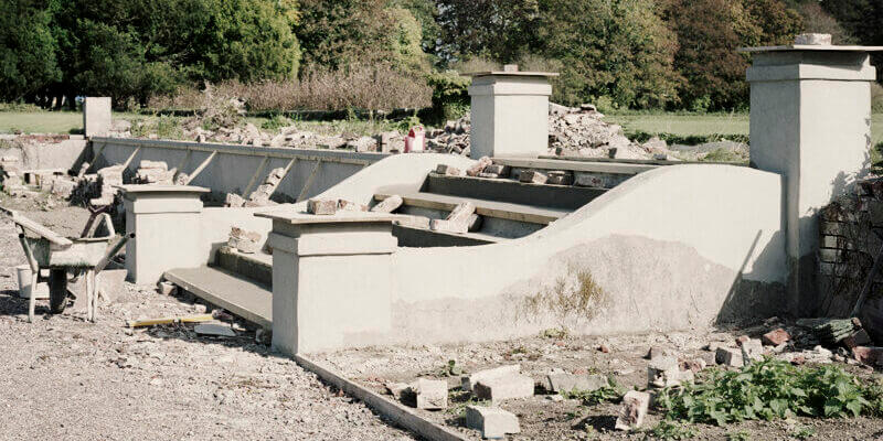 Sunken Garden Meadow Stairs Restoration