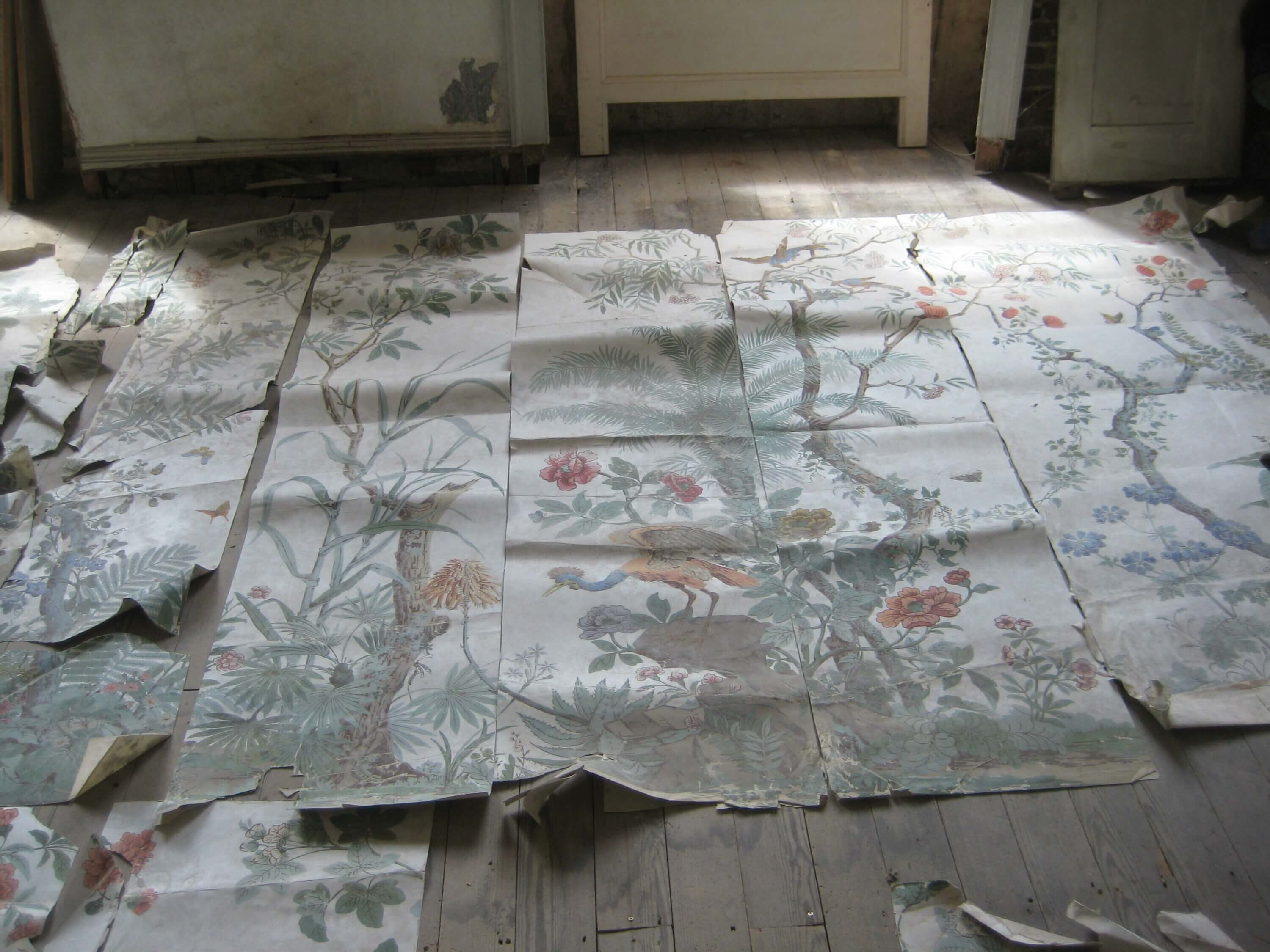 Japan Room Wallpaper Restoration St Giles House