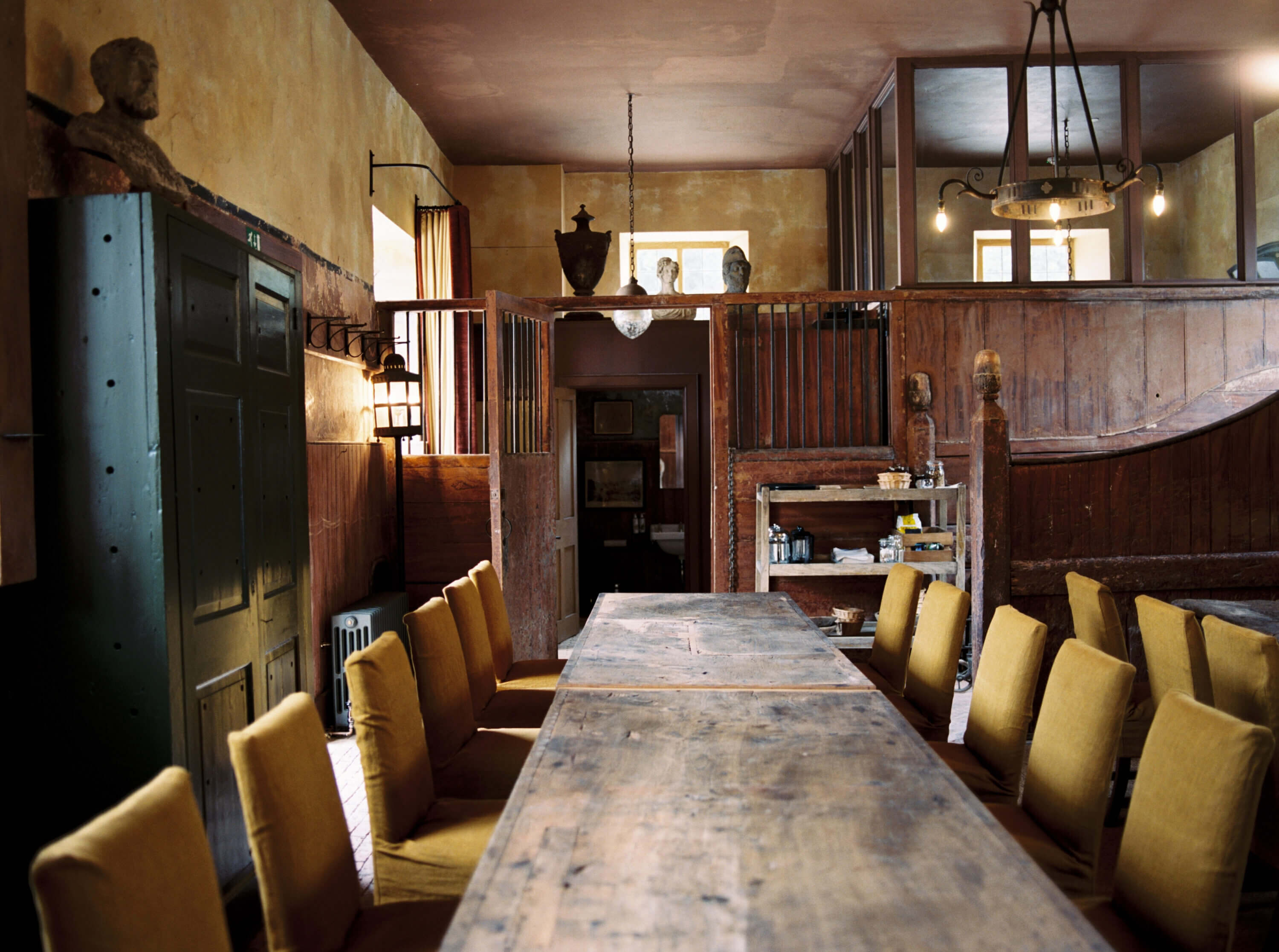 The Riding House Dining Room Stable Accommodation St Giles House