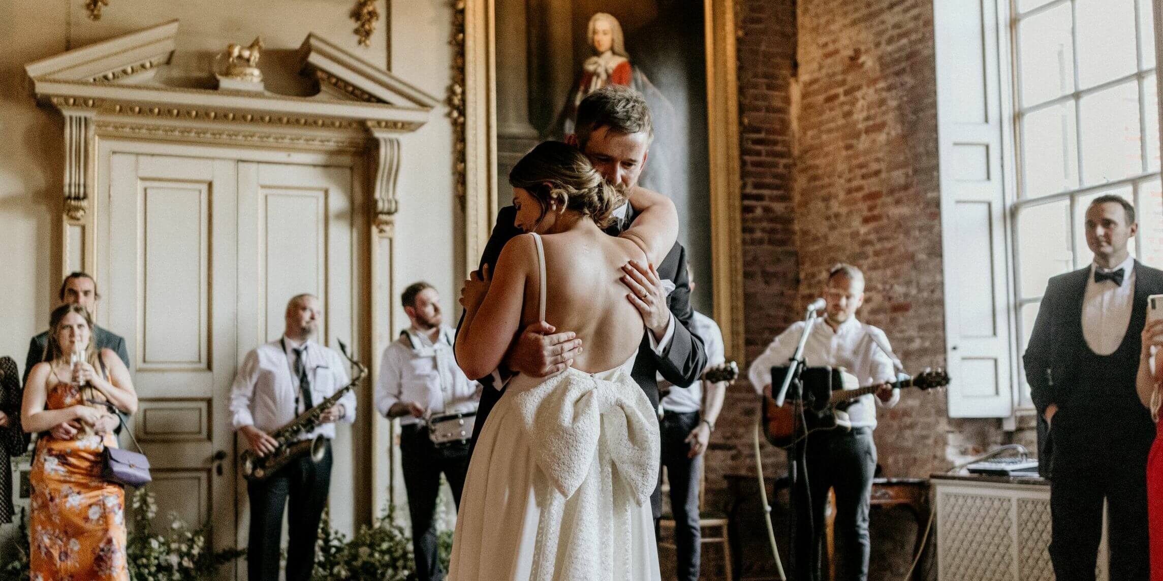 First Dance Wedding St Giles House Great Dining Room
